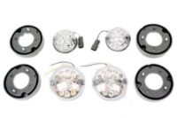 95mm Clear LED Replacement Front Light Set for Defenders