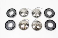 95mm Smoked LED Replacement Front Light Set for Defenders