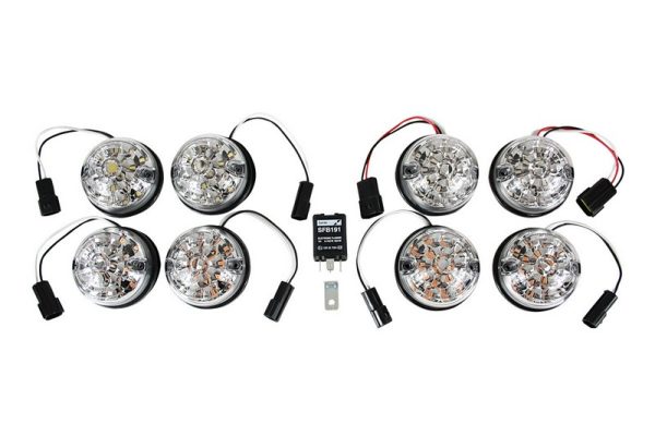 Clear Lens LED Light Kit for Defender 90/110 & Series 3