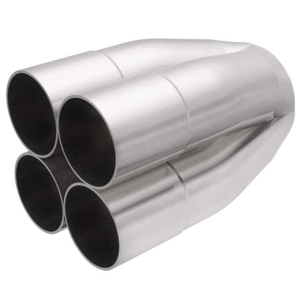MagnaFlow 2x 3in. 4 into 1 Performance Exhaust Header Merge Collector for Defender 90/110