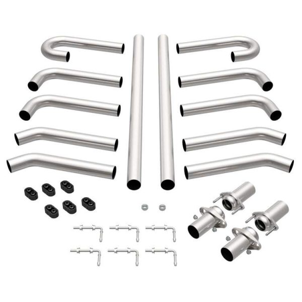 MagnaFlow Stainless Steel Custom Builder Kit Performance Exhaust System for Defender 90/110