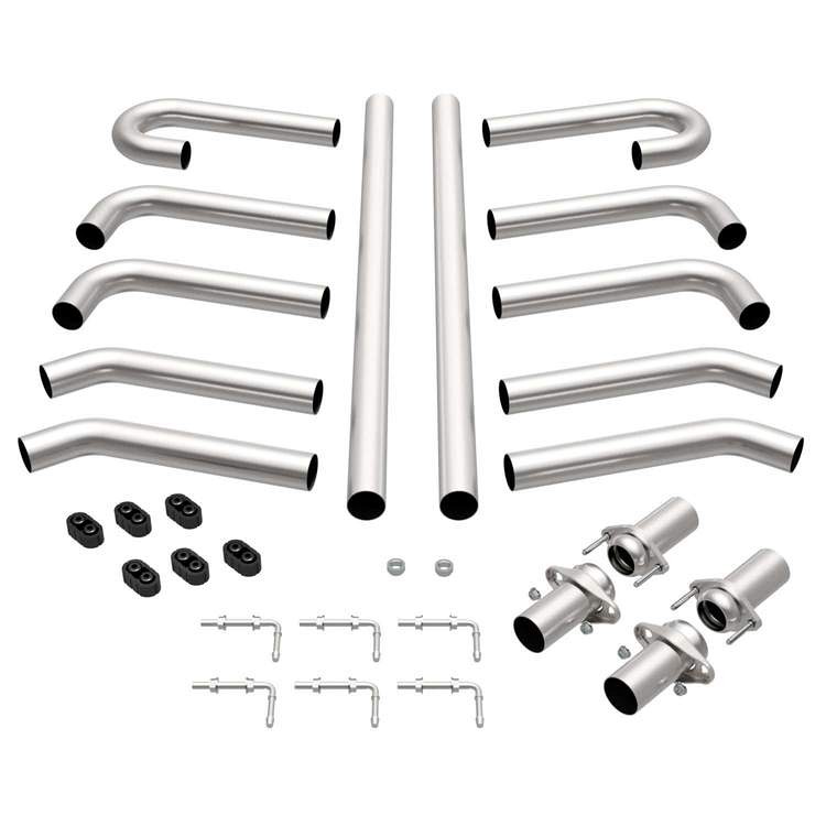 MagnaFlow Stainless Steel Custom Builder Kit Performance Exhaust System for Defender 90/110