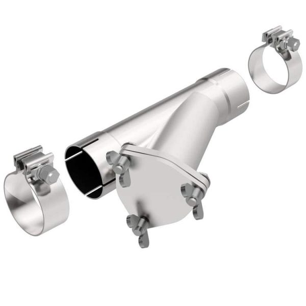 MagnaFlow 2.25in Stainless Steel Exhaust Cut-Out for Defender 90/110