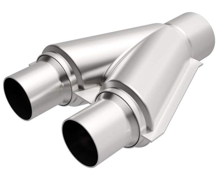 MagnaFlow Stainless Steel Y-Pipe (2.5"/2.25") for Defender