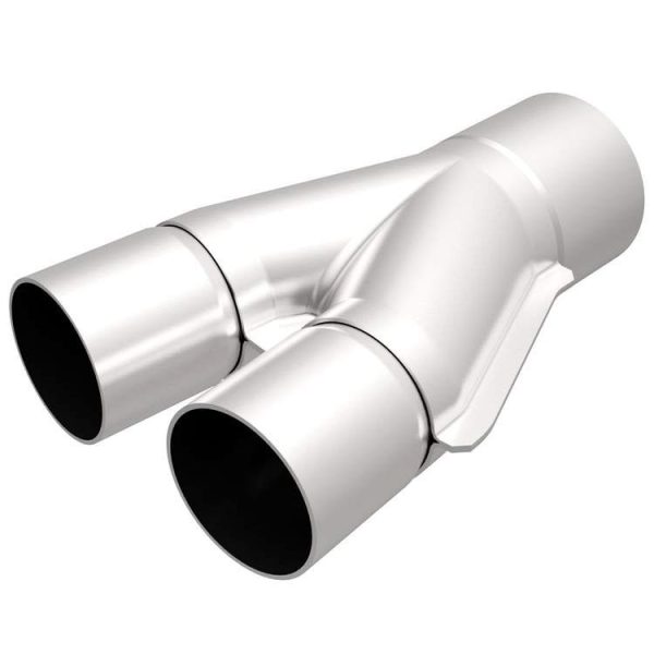 MagnaFlow Stainless Steel Y-Pipe (2.5"/2") for Defender