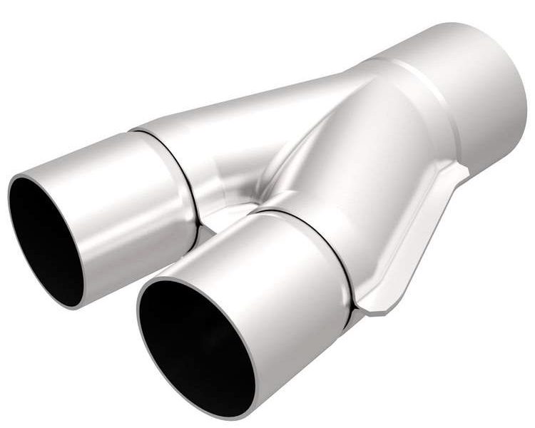 MagnaFlow Stainless Steel Y-Pipe (2.5"/2") for Defender