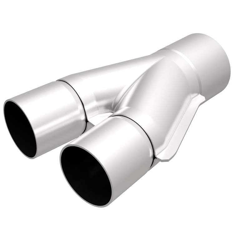 MagnaFlow Stainless Steel Y-Pipe (2.5"/2") for Defender