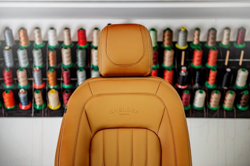 Project Kahn Comfort Leather Interior - Volcanic Yellow for 2020+ Defender 90 - Image 3