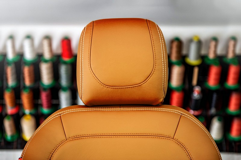 Project Kahn Comfort Leather Interior - Volcanic Yellow for 2020+ Defender 90 - Image 4