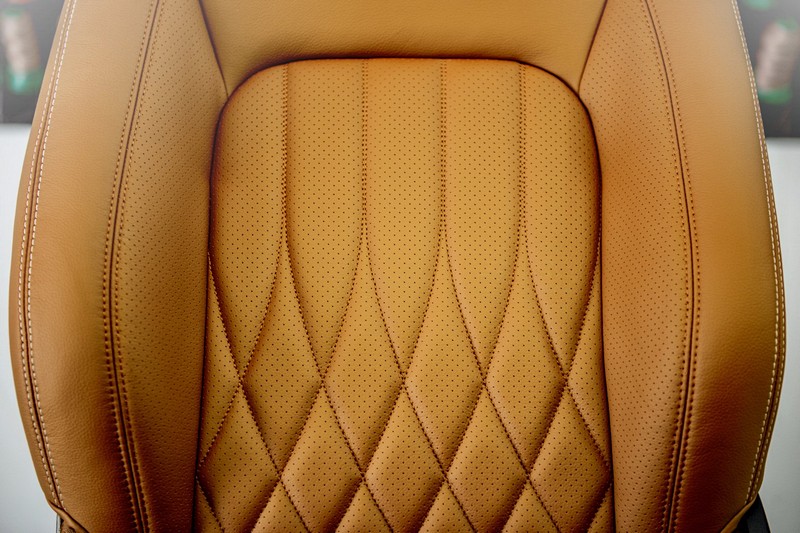 Project Kahn Comfort Leather Interior - Volcanic Yellow for 2020+ Defender 90 - Image 6