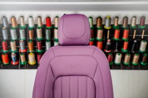 Project Kahn Comfort Leather Interior - Volcanic Pink for 2020+ Defender 90 - Image 4