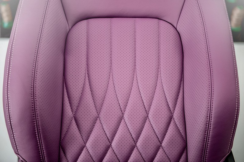 Project Kahn Comfort Leather Interior - Volcanic Pink for 2020+ Defender 90 - Image 7