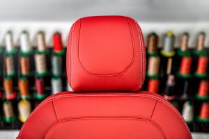 Project Kahn Comfort Leather Interior - Volcanic Red for 2020+ Defender 90 - Image 4