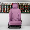 Project Kahn Comfort Leather Interior Volcanic Pink - Designo Design for 2020+ Defender 130