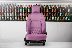 Project Kahn Comfort Leather Interior Volcanic Pink - Designo Design for 2020+ Defender 130