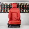 Project Kahn Comfort Leather Interior Volcanic Red - Designo Design for 2020+ Defender 130
