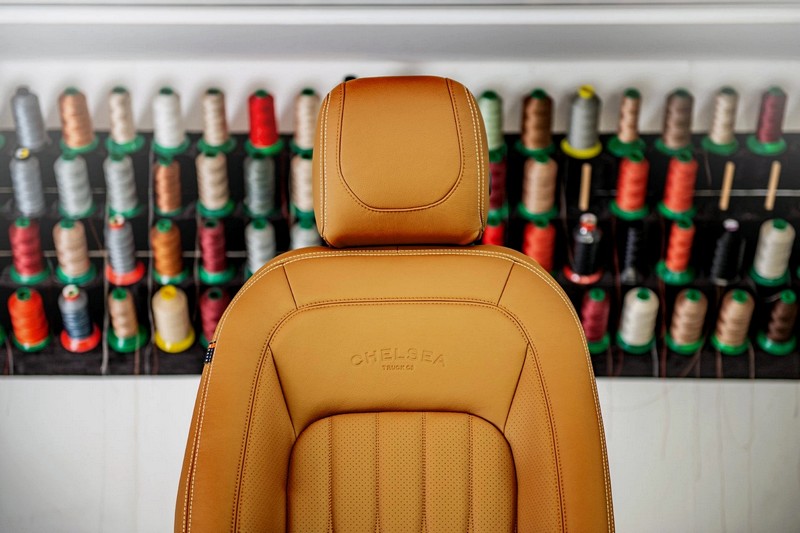 Project Kahn Comfort Leather Interior - Volcanic Yellow for 2020+ Defender 110 - Image 3
