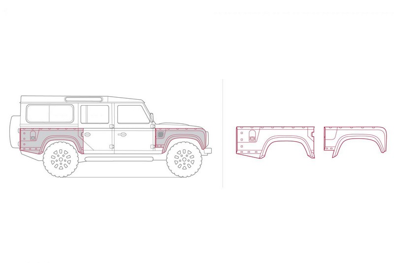 Project Kahn Wide Track Body Kit for Defender 110 - Image 22