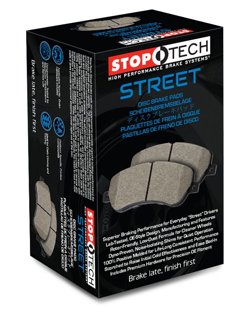 StopTech Street Brake Pads with Shims & Hardware for Defender - Image 7