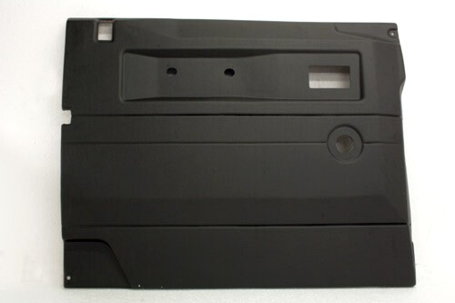 TerraFirma Black LH Push Button Front Door Card with Manual Windows for Defender upto 2007