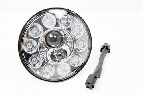TerraFirma Duo-Lux 7in LED Headlight (Single) RHD for Defender