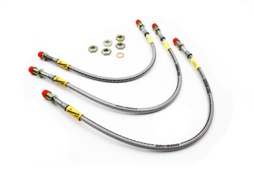 Goodridge 2in Extended Brake Hose Kit for Defender 90 upto 1998