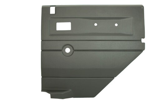 TerraFirma LGrey RH Push Button Rear Door Card with Manual Windows for Defender upto 2007
