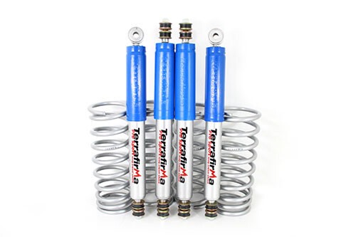 TerraFirma Standard Ride Height Heavy Load Suspension Kit Defender 90 Pro Sport Shocks