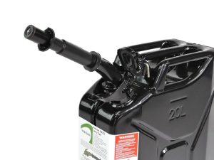20L Black Jerry Can w/ Spout & Adapter - Image 5