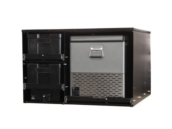 Front Runner 4 Cub Box Drawer & Fridge Slide Combo for 2020+ Defender 110/130