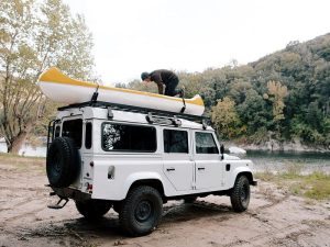 Front Runner Slimline II Roof Rack Kit / Tall for Defender 110 - Image 9