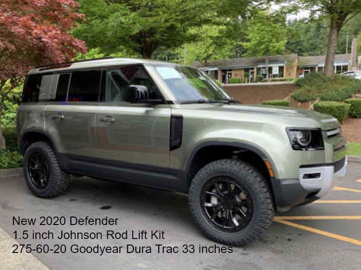 2020-on Land Rover Defender 1.5” Lift Kit by Johnson Rods - Image 2