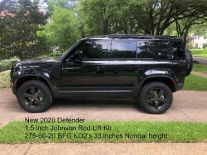 2020-on Land Rover Defender 1.5” Lift Kit by Johnson Rods - Image 3