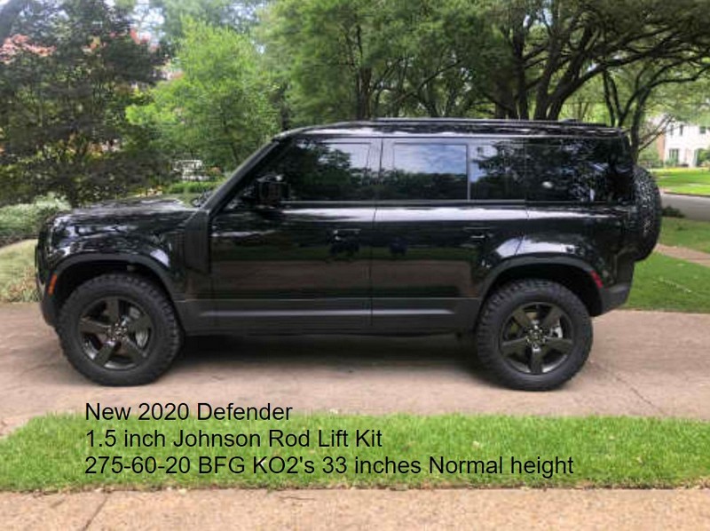 2020-on Land Rover Defender 1.5” Lift Kit by Johnson Rods - Image 3