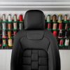 Project Kahn Comfort Leather Interior - Volcanic Black for 2020+ Defender 90 - Image 3