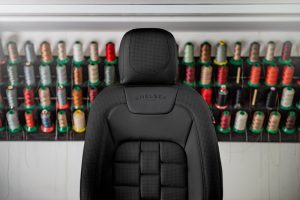 Project Kahn Comfort Leather Interior - Volcanic Black for 2020+ Defender 90 - Image 3