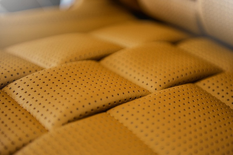 Project Kahn Comfort Leather Interior Volcanic Yellow - 3D Modular Design for 2020+ Defender 130 - Image 5
