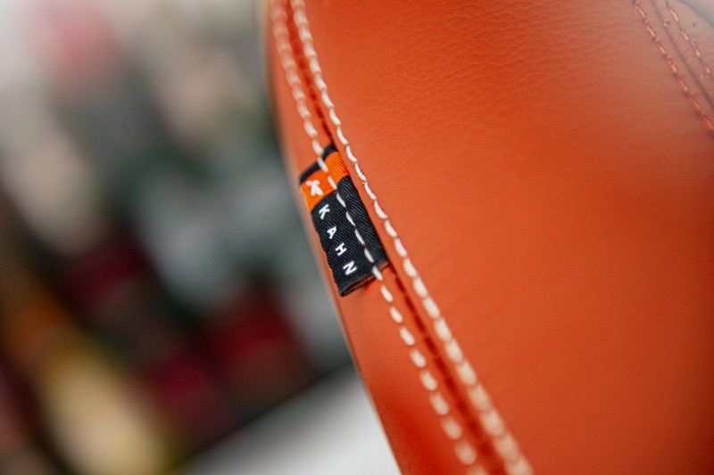 Project Kahn Comfort Leather Interior - Volcanic Orange for 2020+ Defender 110 - Image 9