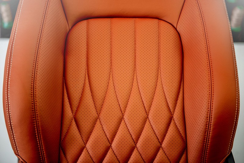Project Kahn Comfort Leather Interior - Volcanic Orange for 2020+ Defender 110 - Image 5