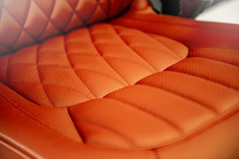 Project Kahn Comfort Leather Interior - Volcanic Orange for 2020+ Defender 110 - Image 6