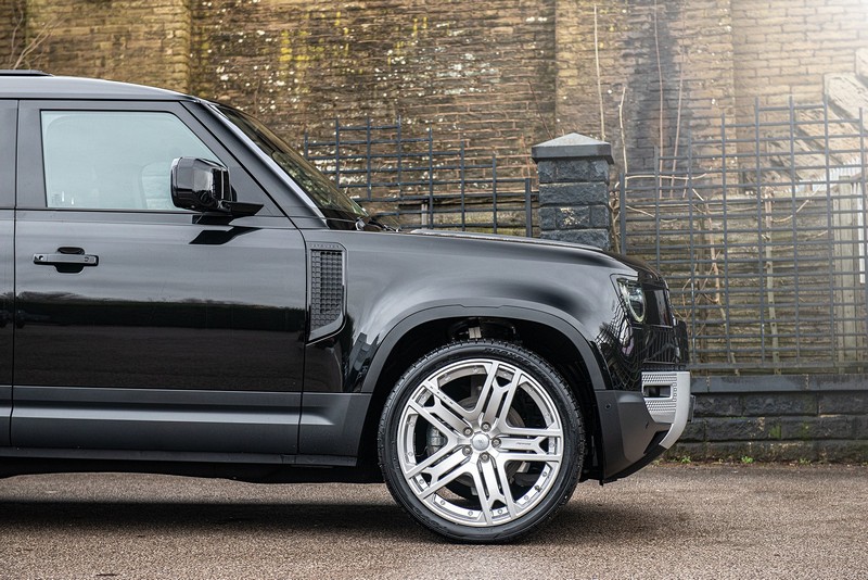 Project Kahn RS600 Light Alloy Wheels - 9.5x23" Hyper Silver for 2020+ Defender 90/110/130 - Image 11
