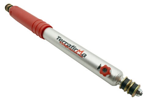TerraFirma Long Travel Shock 4 Stage Adjustable +5 inch Pin to Pin for All Defenders