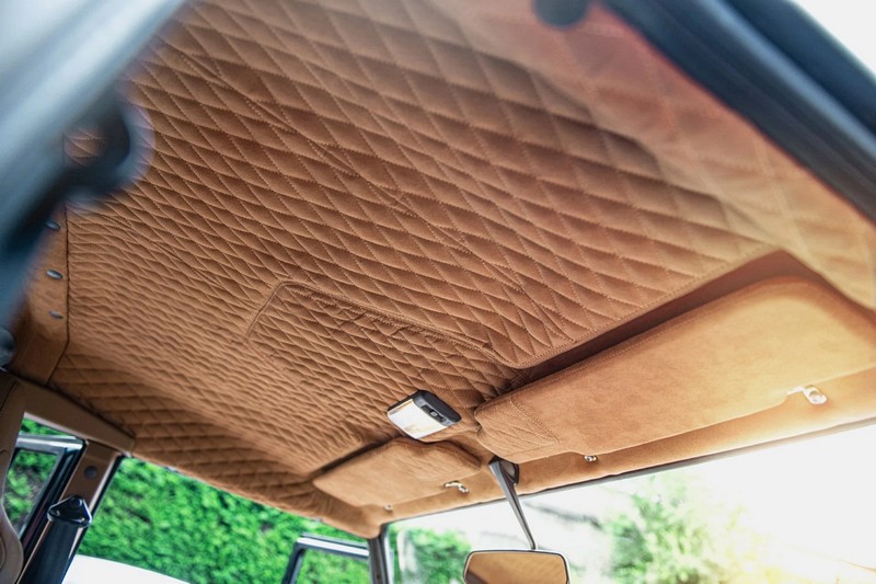 Project Kahn Sport Leather Interior - Caramel 3D Herringbone Design for Defender 110 - Image 5