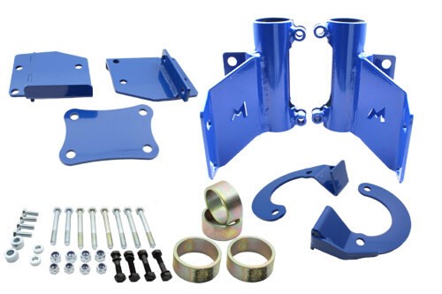 TerraFirma Hydraulic Bump Stop Front Mounting Kit for Defender 90/110/130