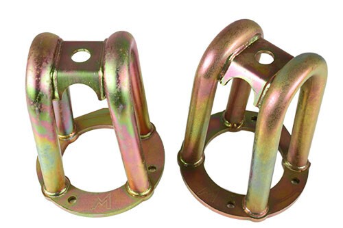 TerraFirma Pair of Tubular Lowered Front Shock Turrets for Defender 90/110/130