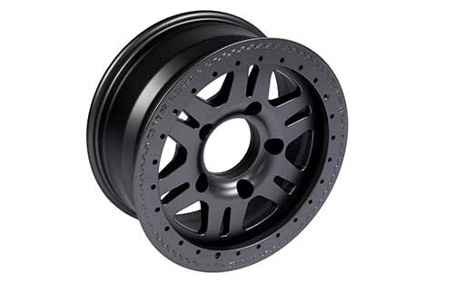 TerraFirma RVS Alloy Wheel for Matt Black 90, 110 83-06, Defender 130 83-06
