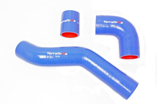 TerraFirma Blue Silicone Intercooler Hose Kit for DEF/D1/RRC 300TDI