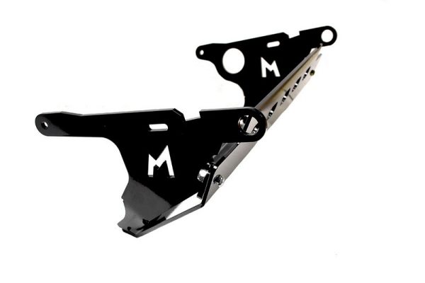 TerraFirma Black Alloy Steering Guard with Recovery Points for RHD Defenders