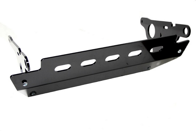 TerraFirma Black Alloy Steering Guard with Recovery Points for RHD Defenders - Image 2