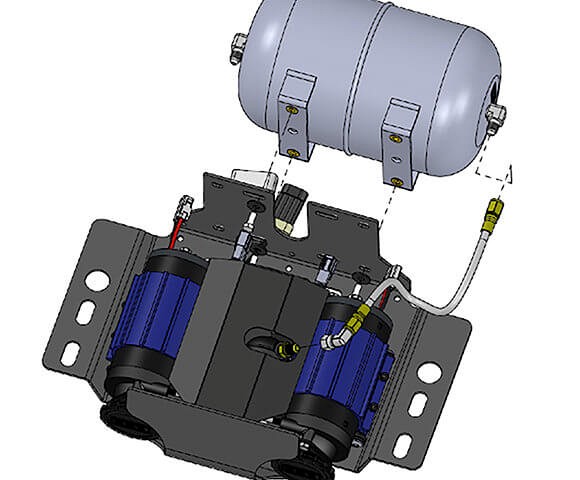ARB Air Compressor Mounting Brackets for 2020+ Defender 90/110/130 - Image 3